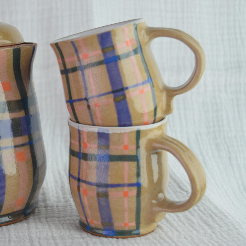 THE CABIN CHECK MUGS