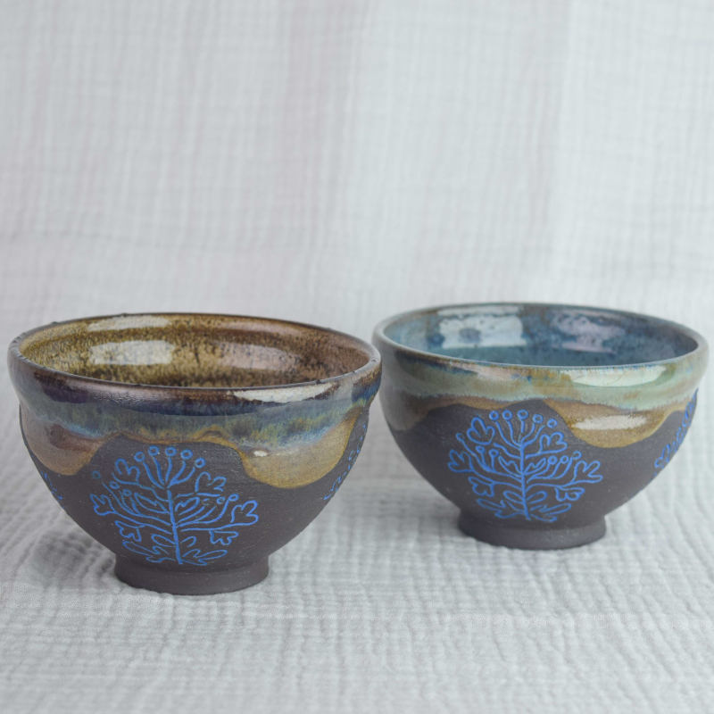 DARK FLORAL MOTIF DUO - Image 4